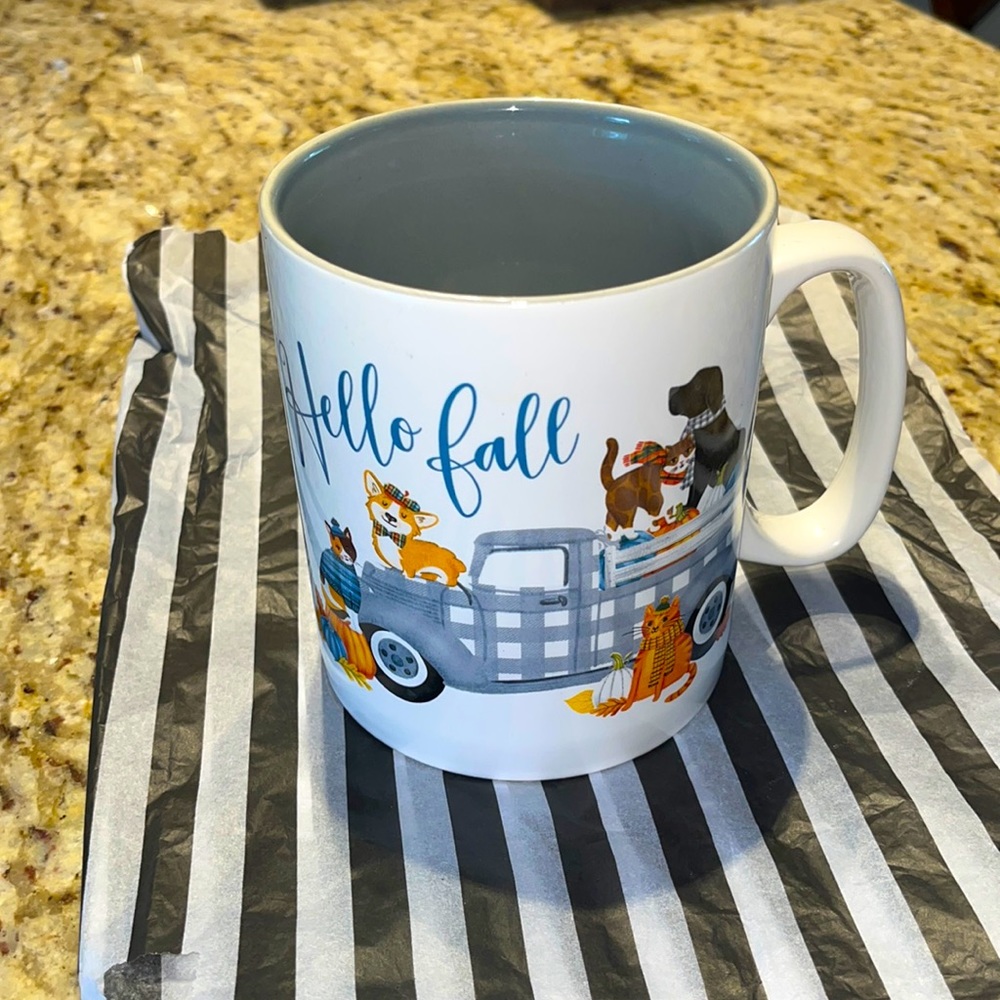 Huge “Hello Fall” Coffee Mug